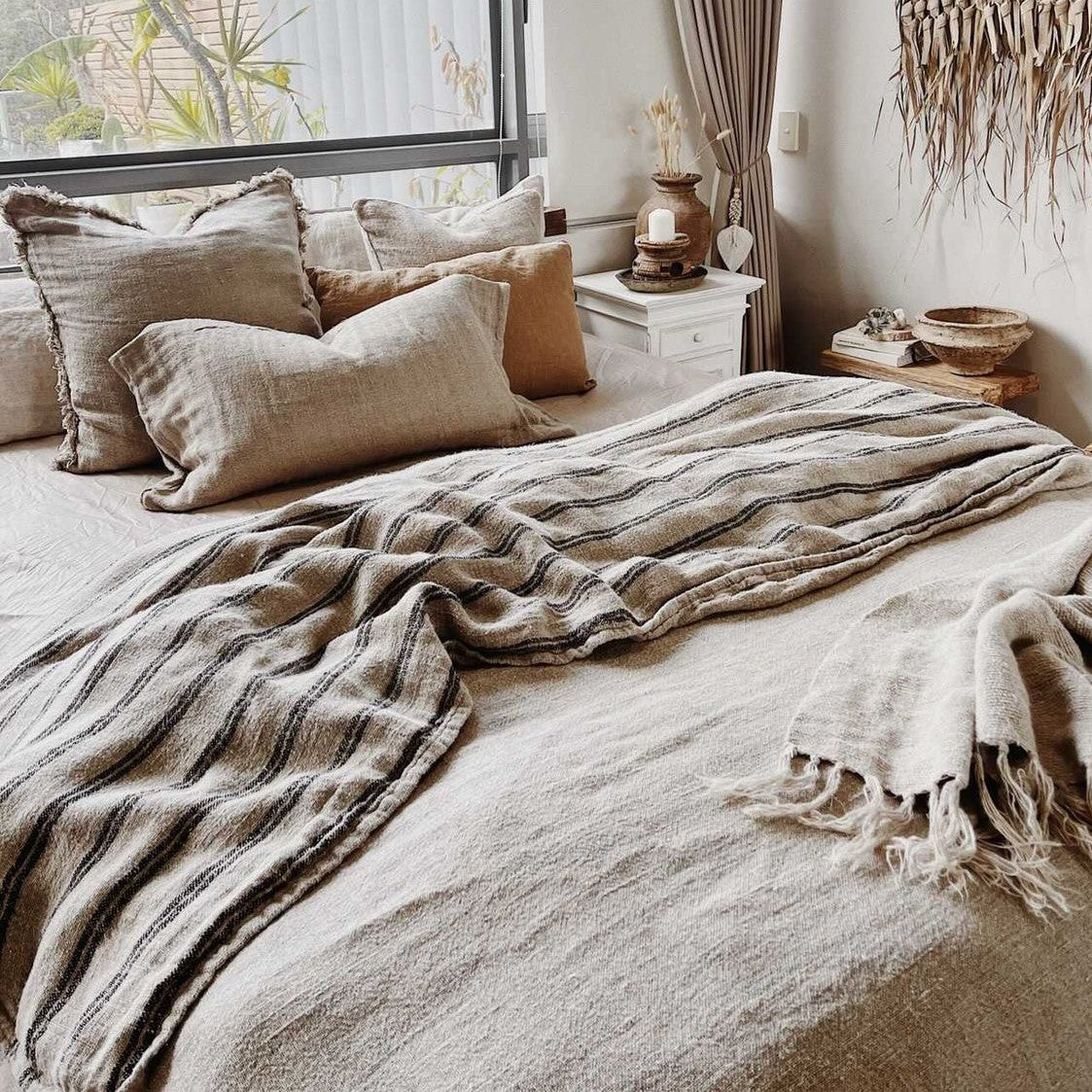 Angaston Handloomed Linen Quilt Cover