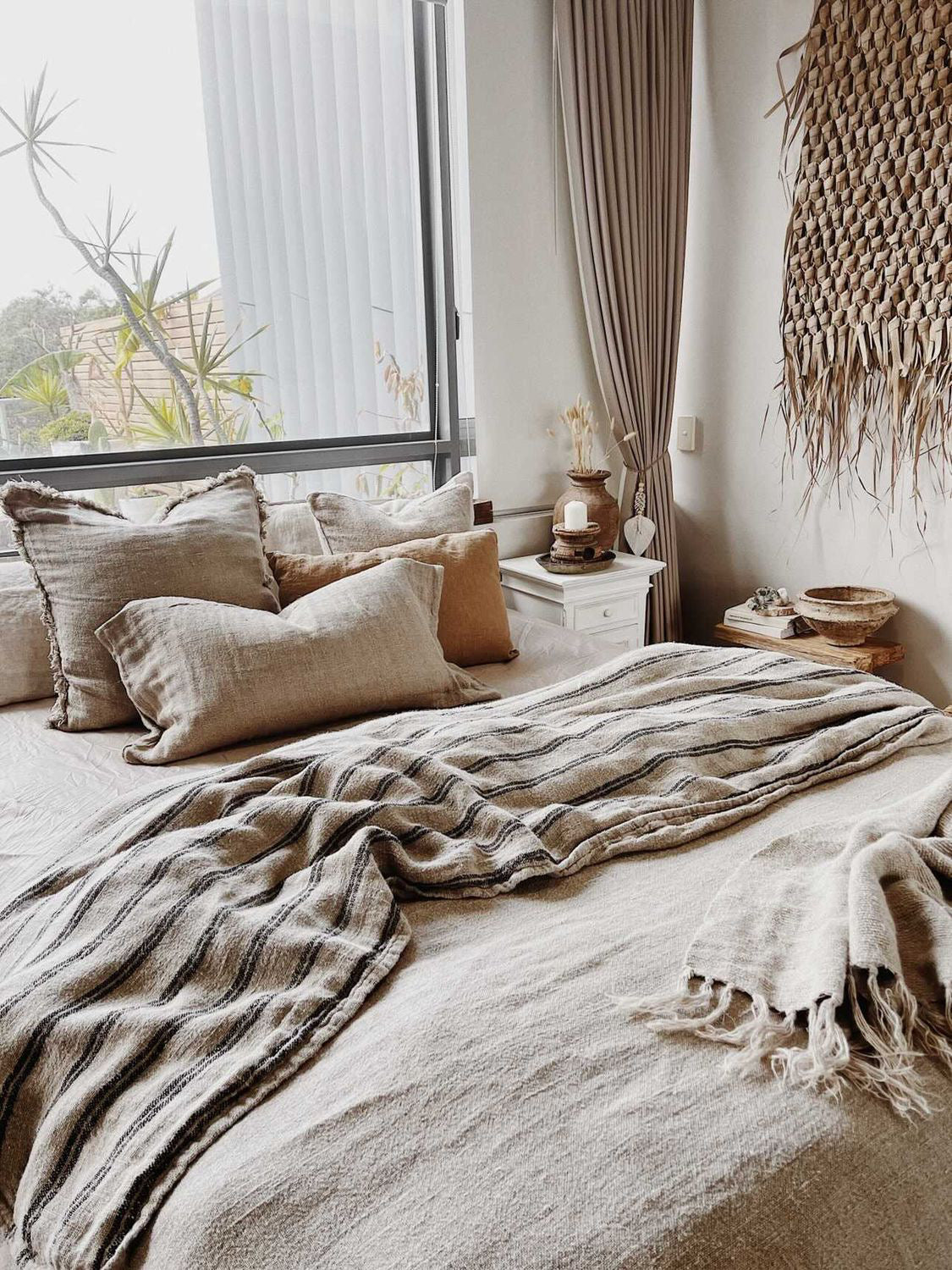 Angaston Handloomed Linen Quilt Cover