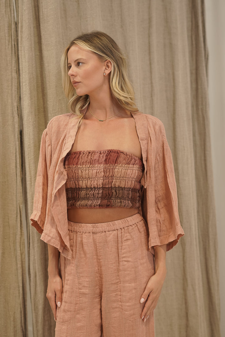 Chloe Jacket Cameo Brown Check