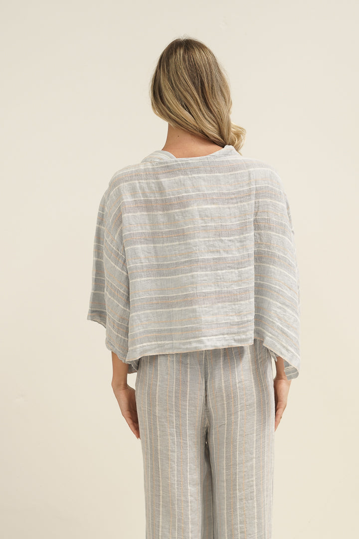 Chloe Jacket Lemon Sorbet Multi Stripes