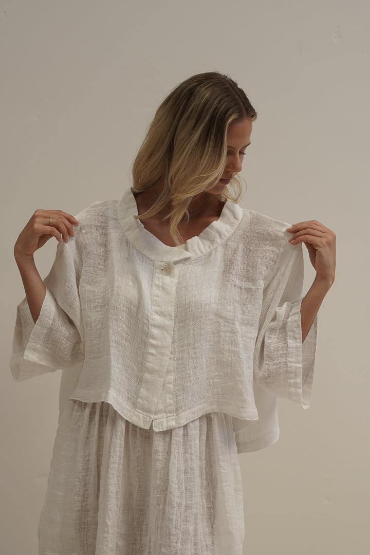 Chloe Jacket White Mesh
