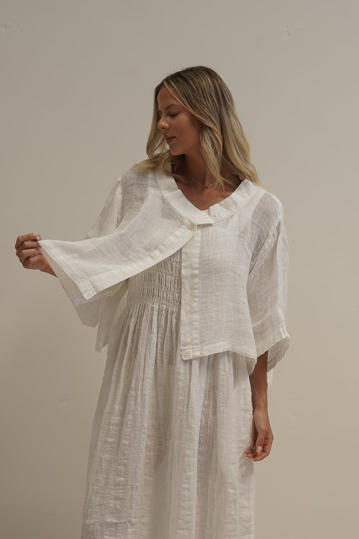 Chloe Jacket White Mesh
