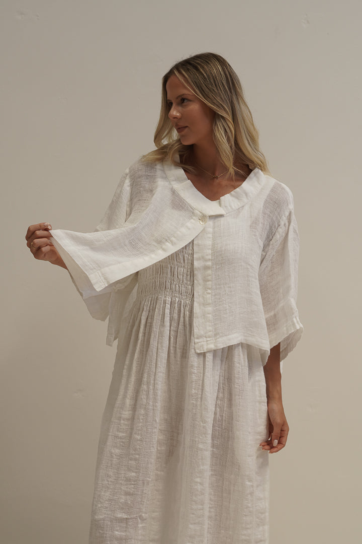 Chloe Jacket White Mesh