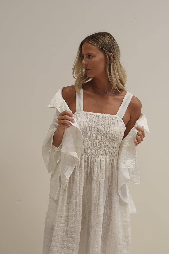 Chloe Jacket White Mesh