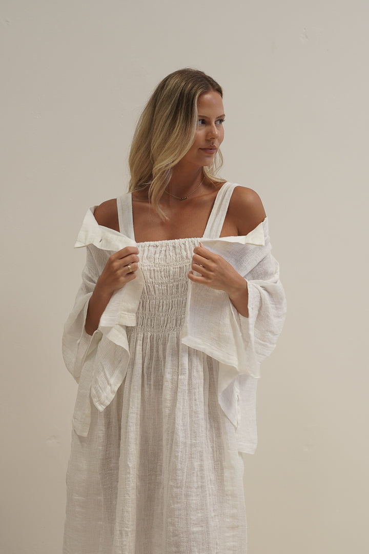 Chloe Jacket White Mesh