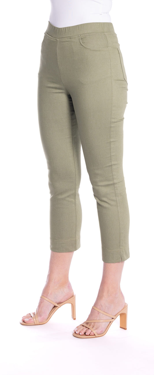CLM477 – Pull-on Elastic Waist 7/8 Stretch Pant