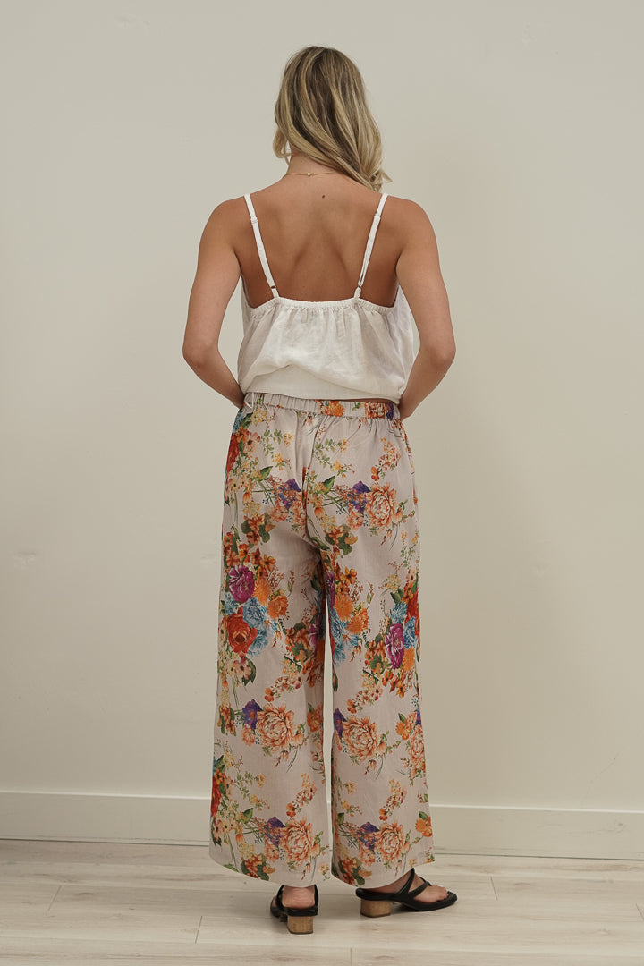 Camilla Bouquet White Lounge Pants