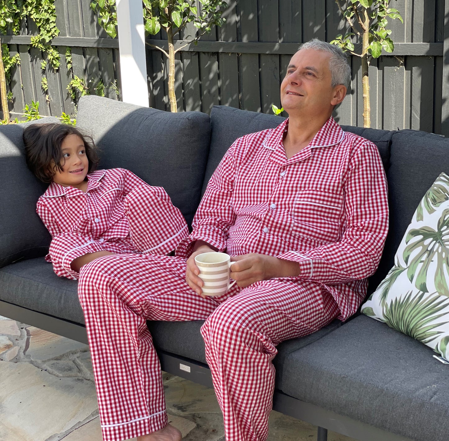 Red Check Child Pj Set (Pack Of 4)