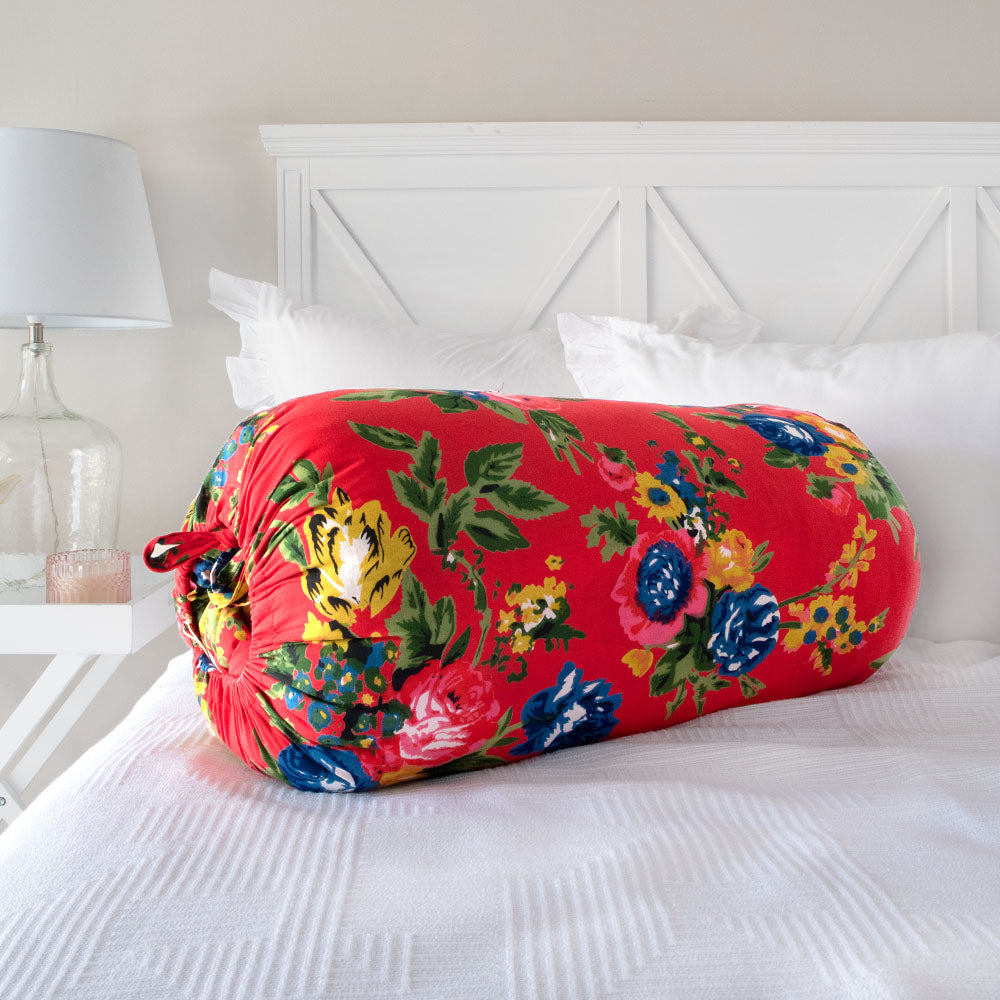 Bloom Red Quilt Set