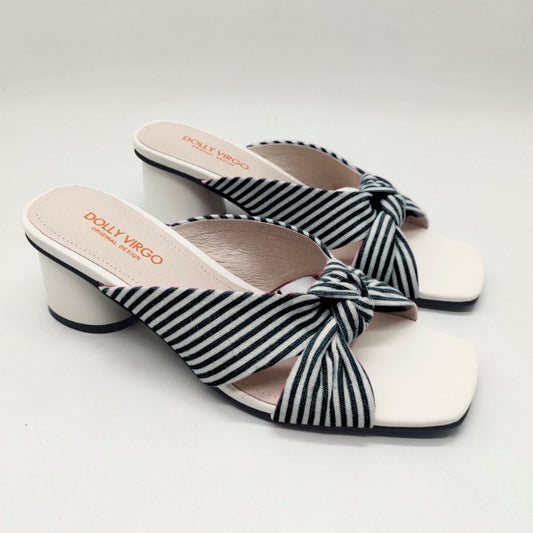 CT7602 BOW STRIPE HEELS