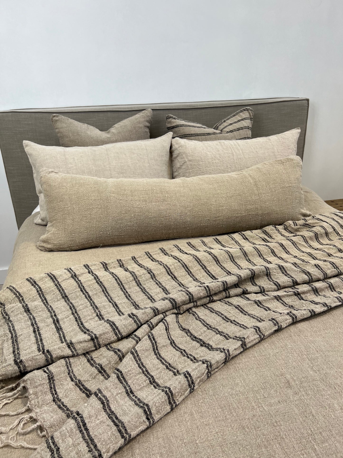 Angaston Handloomed Cushion Cover Natural 40 X 120 Cm