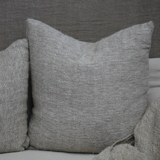 Felix Linen Cushion Cover Natural/White 60X60Cm
