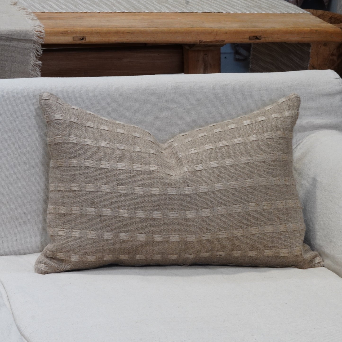 Landon Reversible Linen Cushion Cover 40 X 60