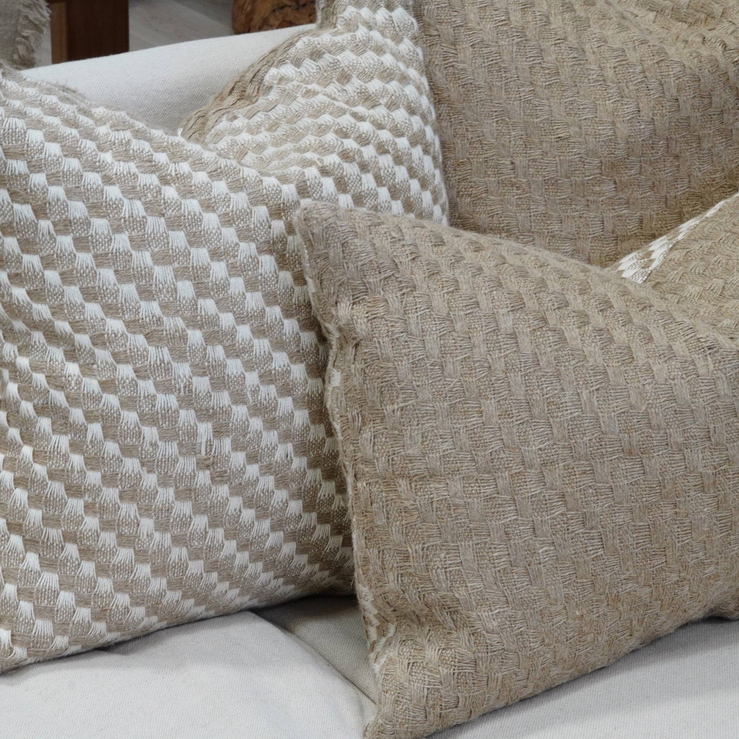 Hale Natural Linen Cushion Cover 50 X 50