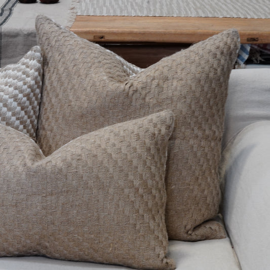 Hale Natural Linen Cushion Cover 60 X 60