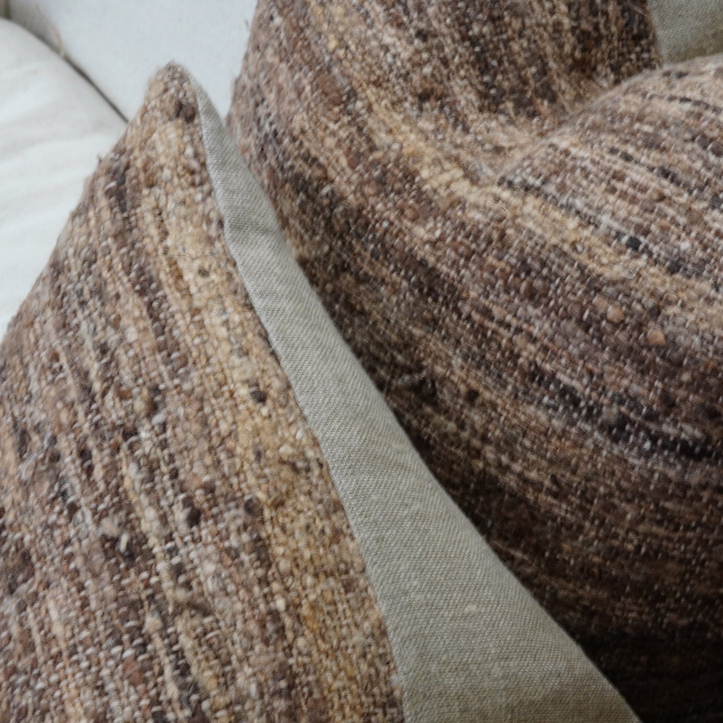 Tussar Raw Silk Cushion Cover 50X50