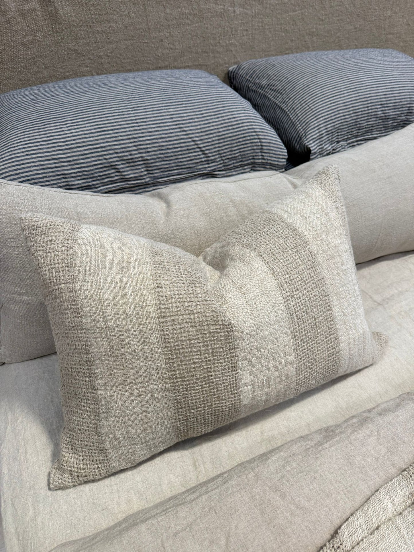 Ombre Linen Cushion Cover 40X60Cm