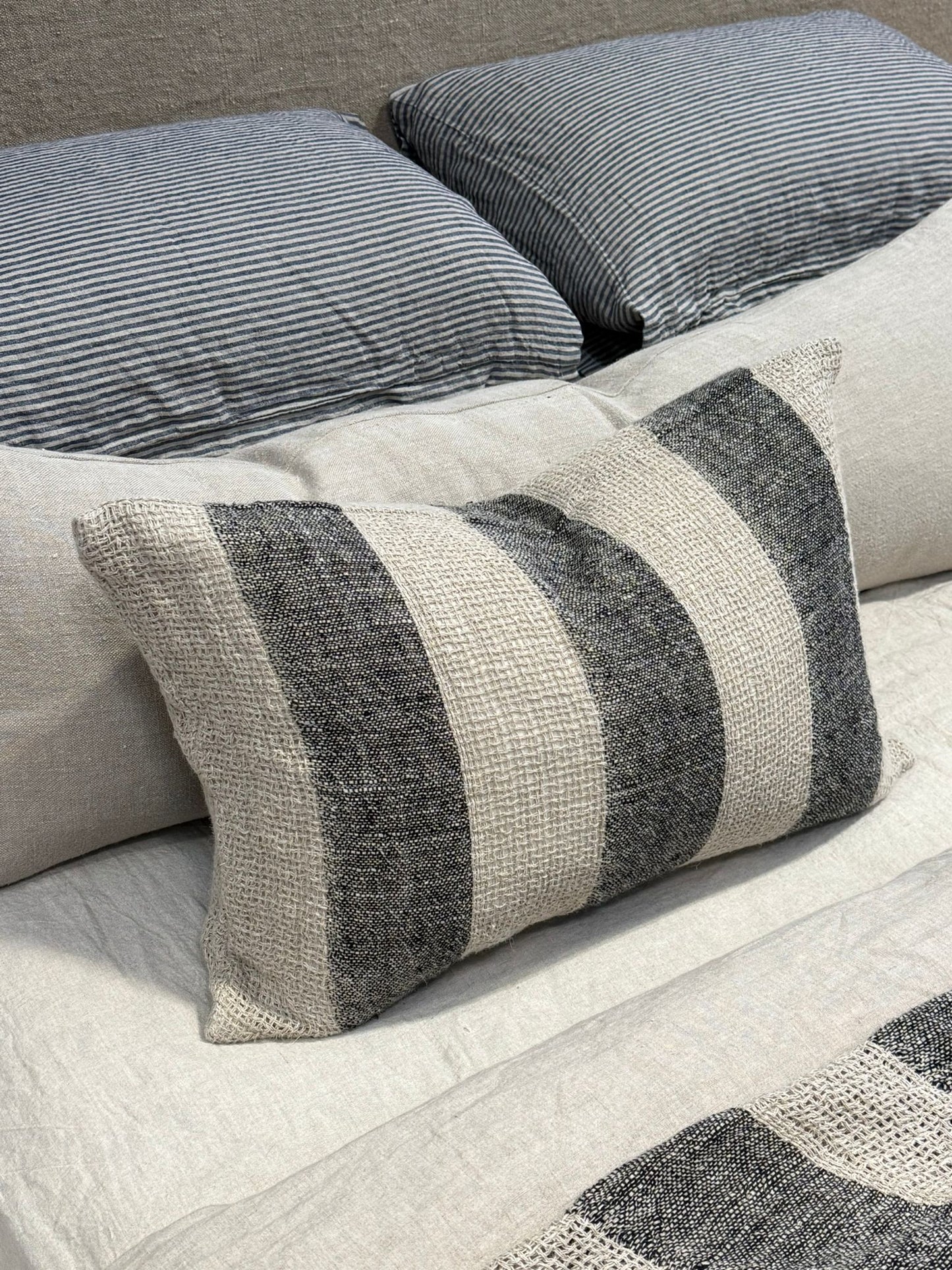 Loom Linen Cushion Cover 40X60Cm