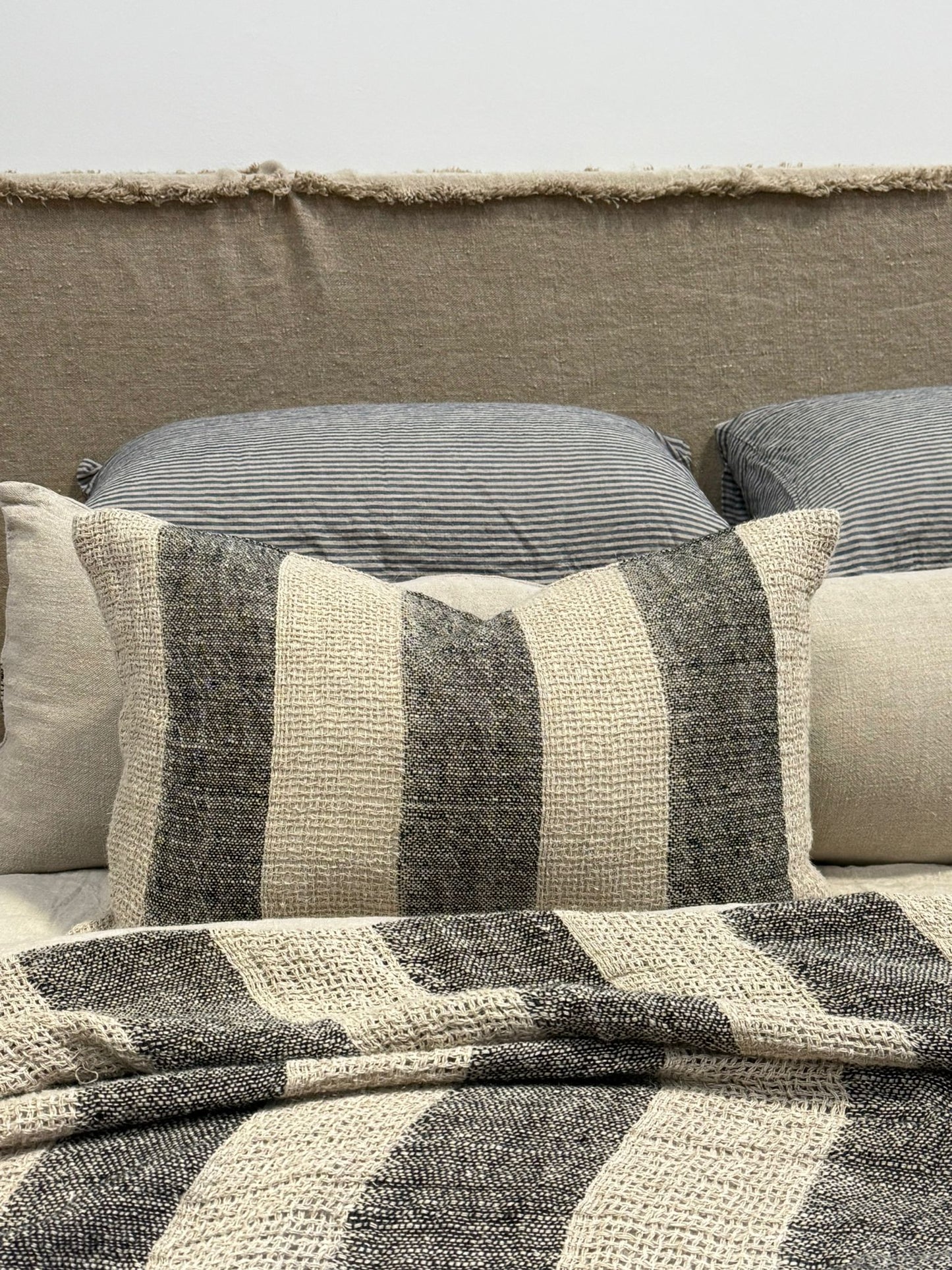 Loom Linen Cushion Cover 40X60Cm