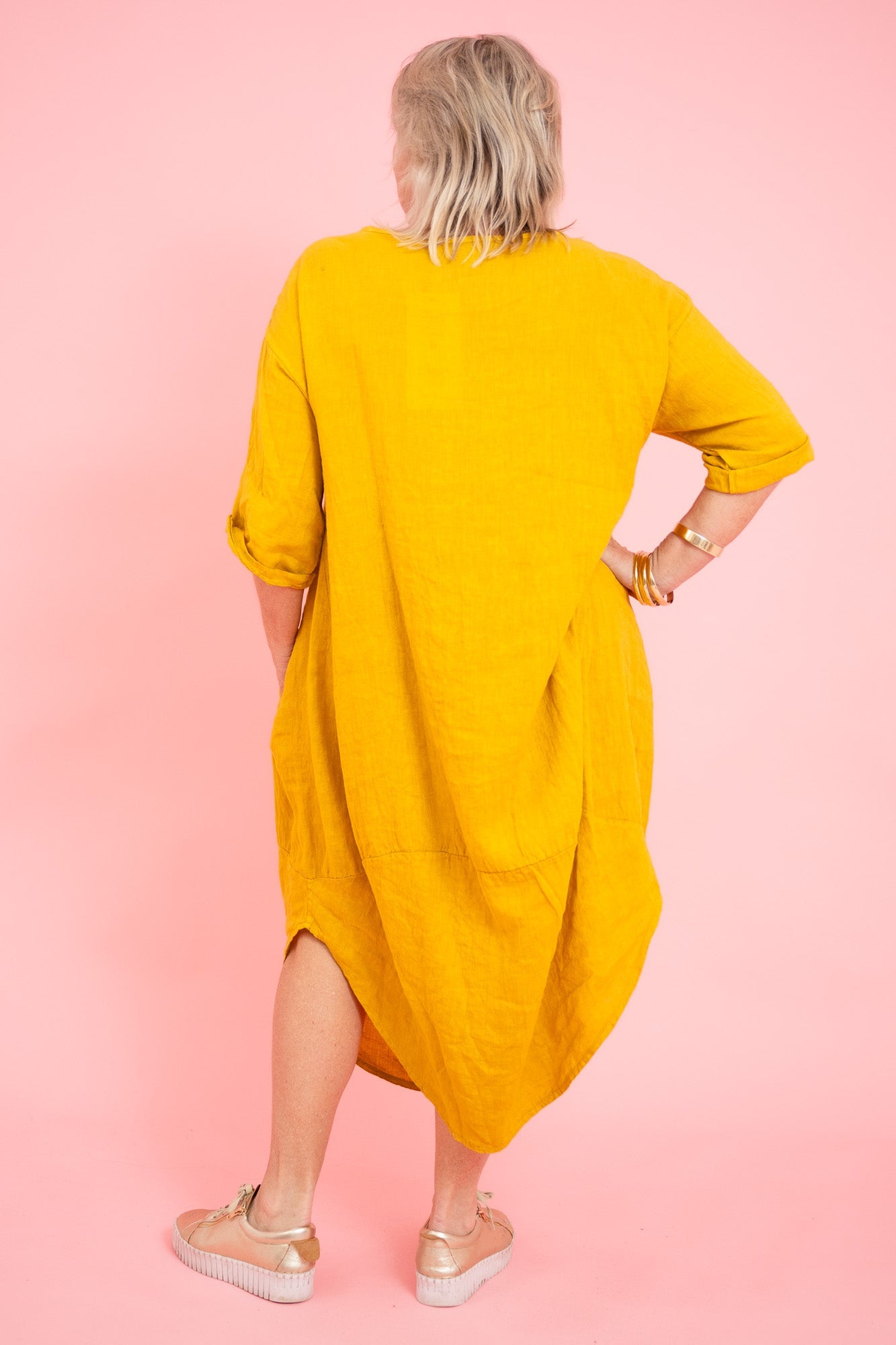 Camille Dress | Mustard