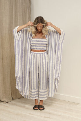 Donna Dress Heather Blue Combo