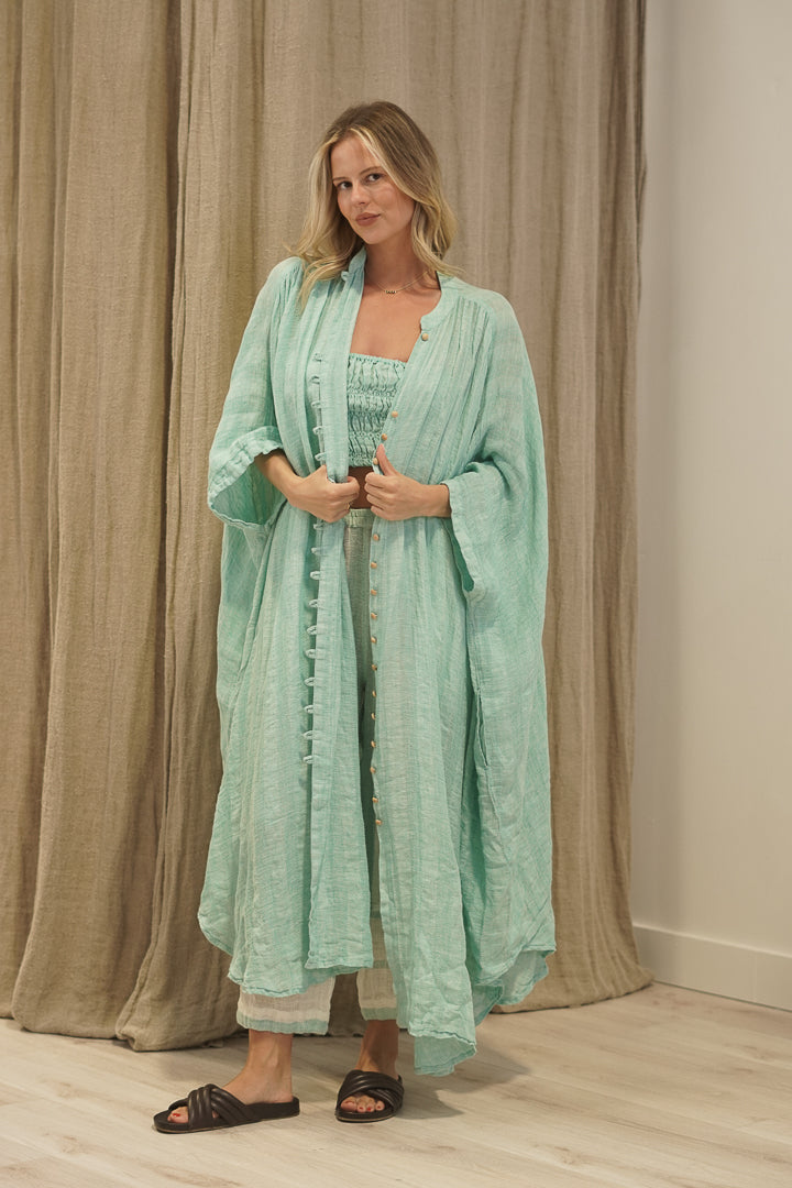 Donna Dress Cascade Green Combo