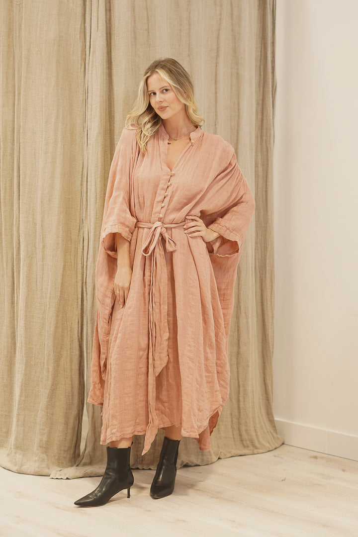 Donna Dress Cameo Brown Check