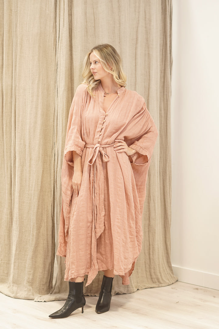 Donna Dress Cameo Brown Check