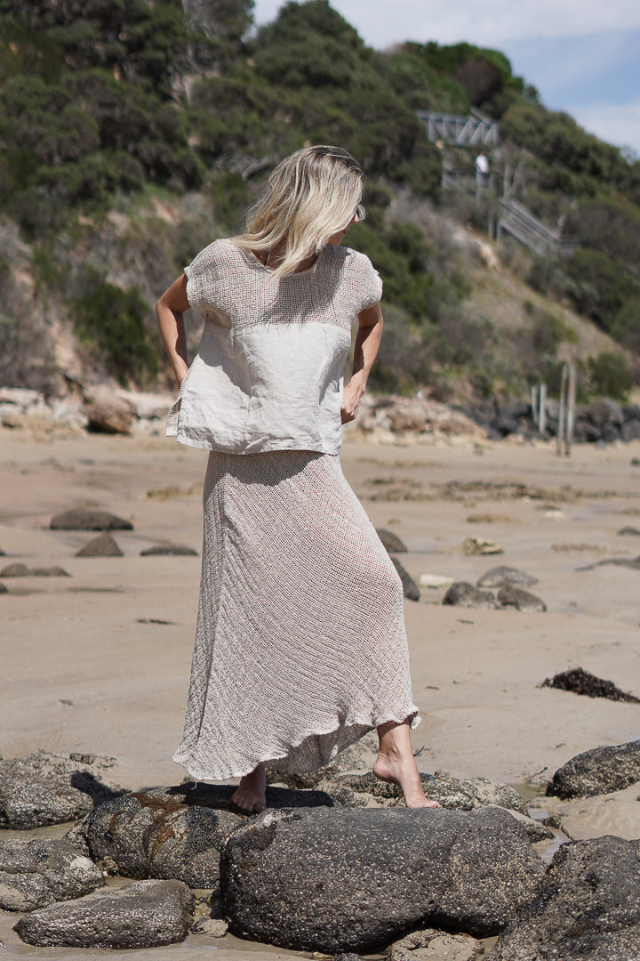 Sottana Linen Skirt