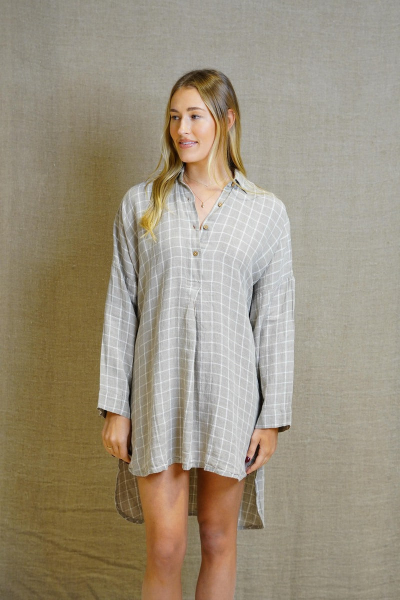 Giana Shirt Dress Venti Taupe