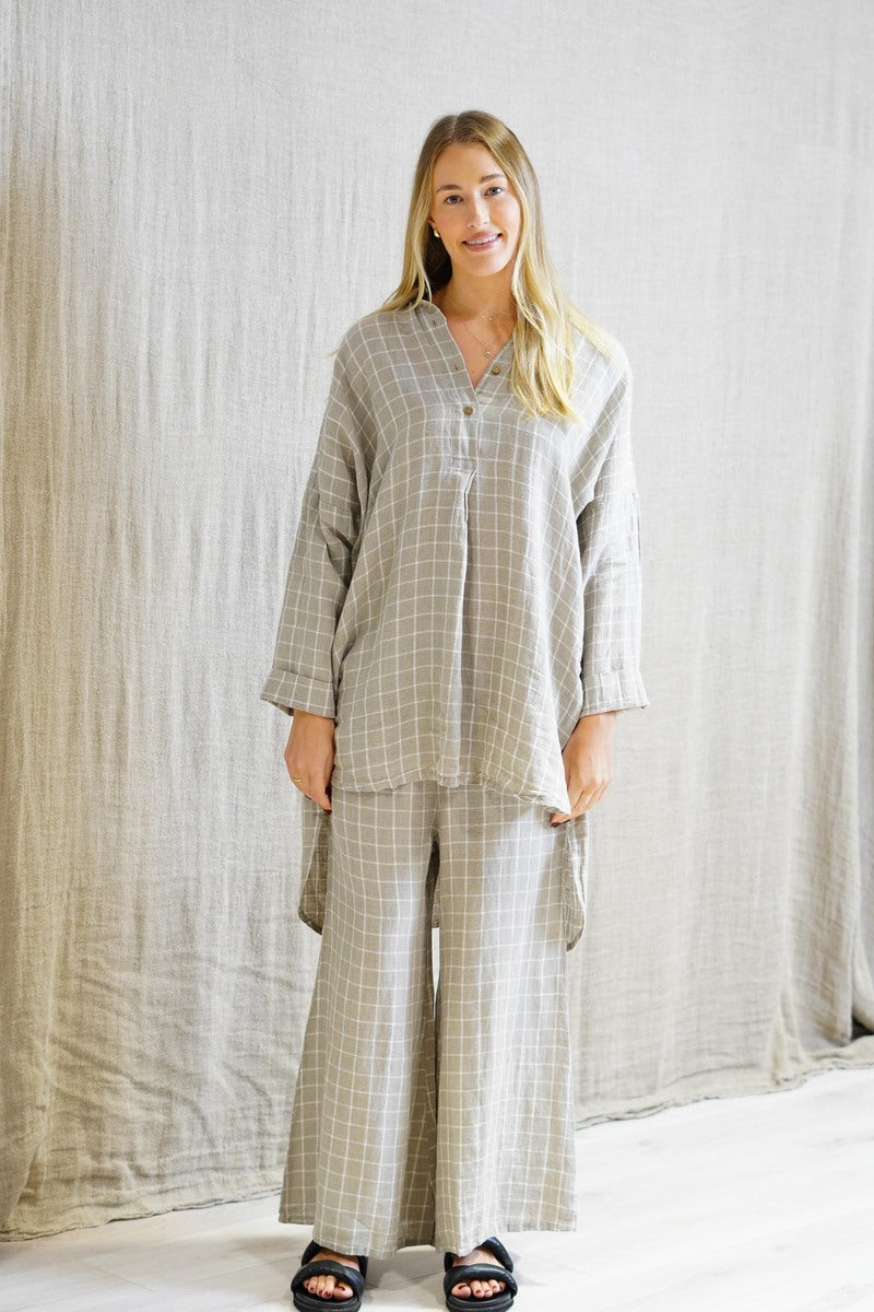 Giana Shirt Dress Venti Taupe