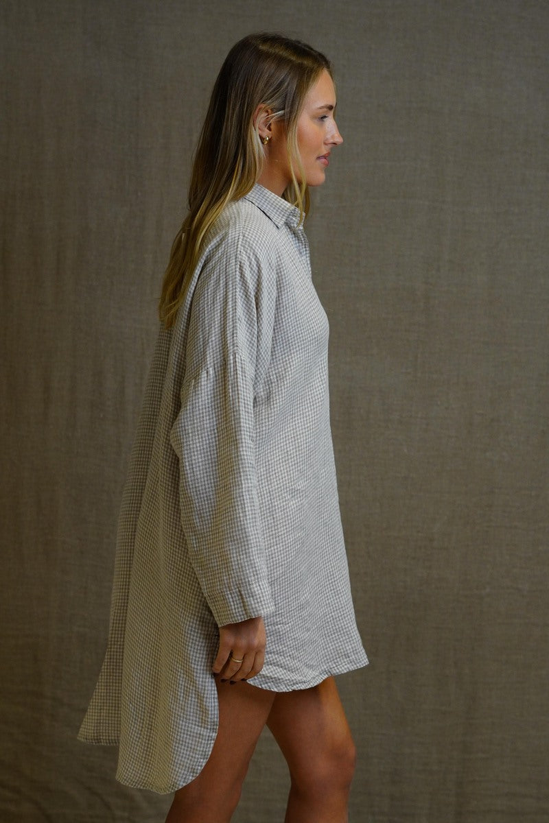 Giana Shirt Dress Demi Taupe