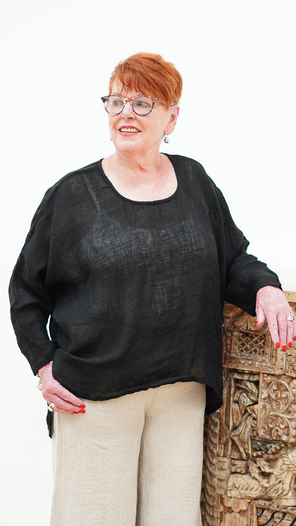 Valentina Top Black
