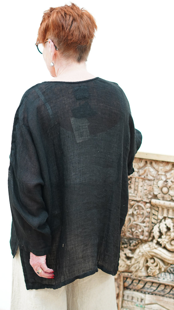 Valentina Top Black