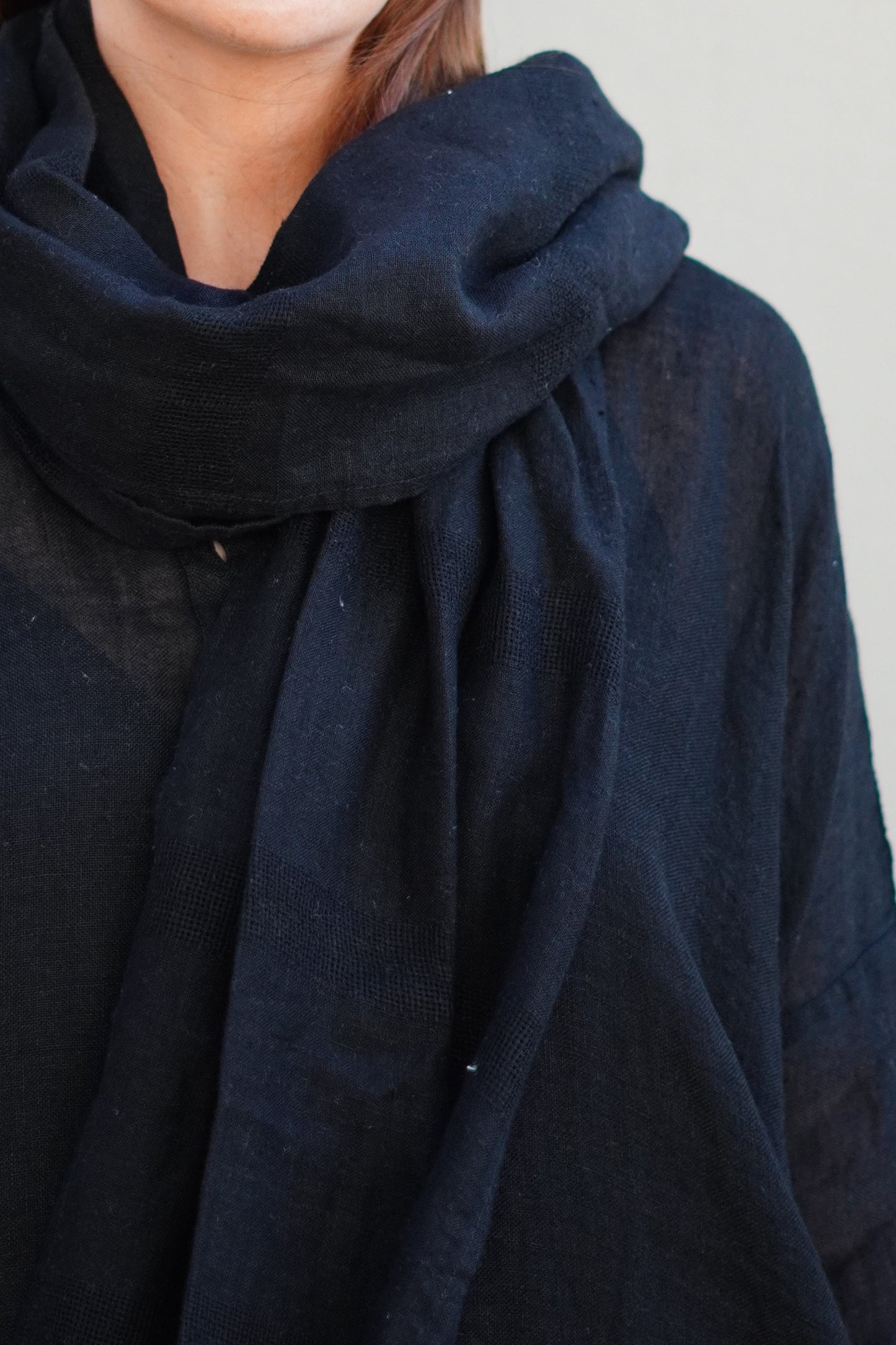 Kelly Scarf 50 X 180Cm Black Combo
