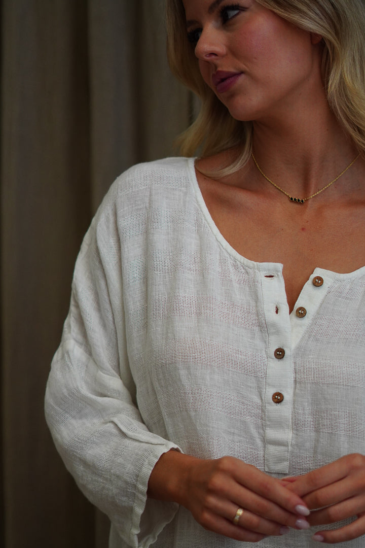 Amara Kaftan White Combo