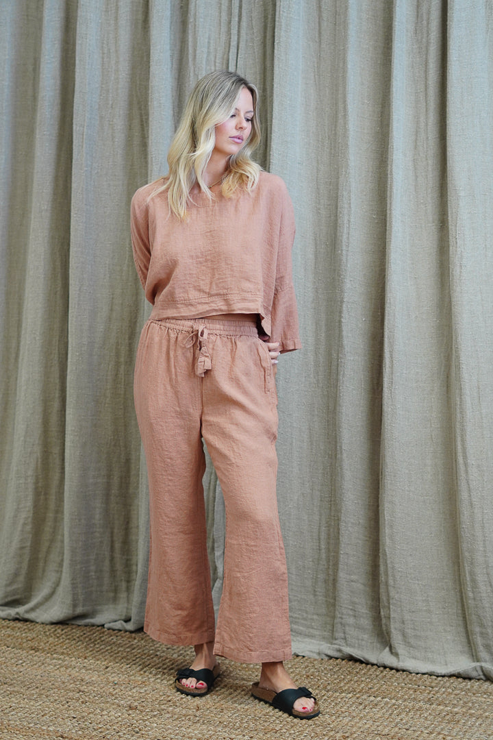 Erika Straight Leg Pants Clay