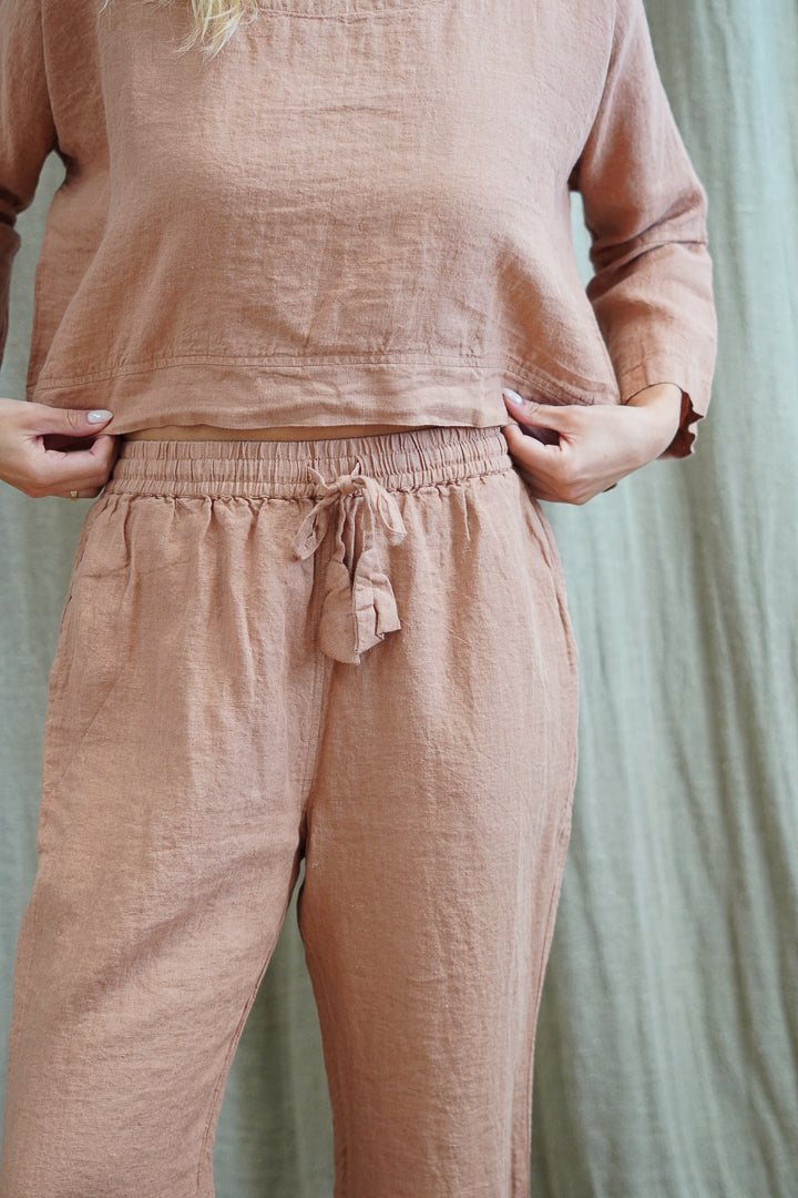 Erika Straight Leg Pants Clay