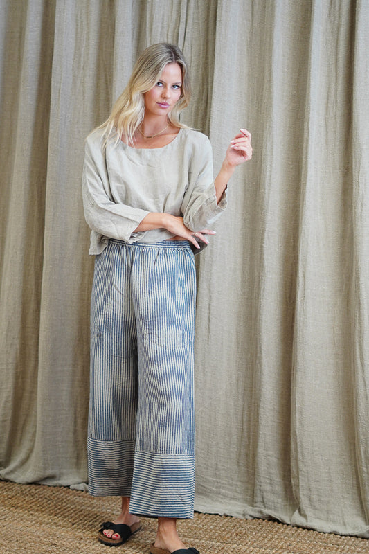 Tami Pants Blue Stripes