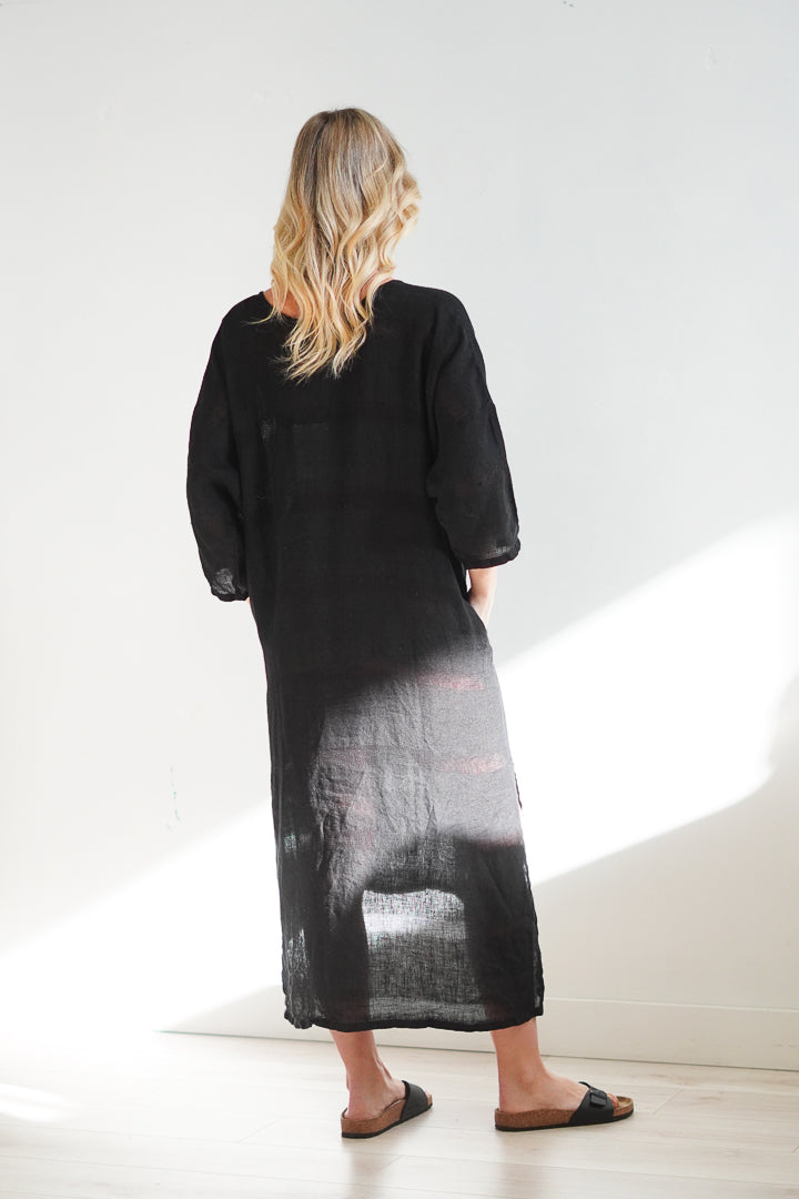 Amara Kaftan Black Combo