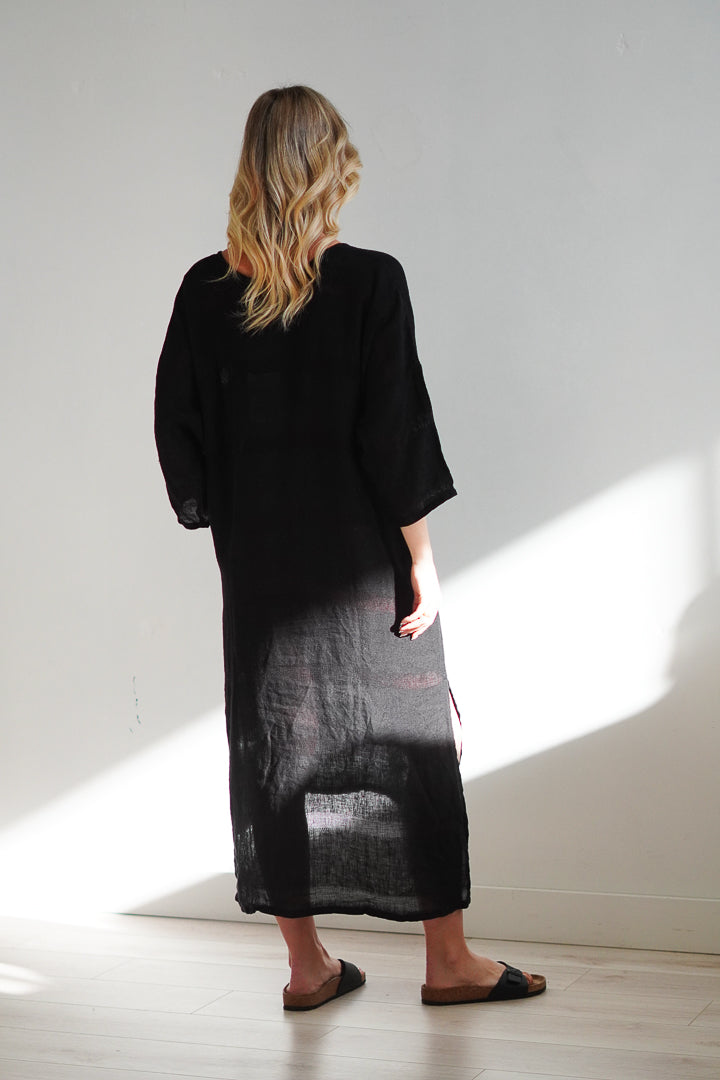 Amara Kaftan Black Combo