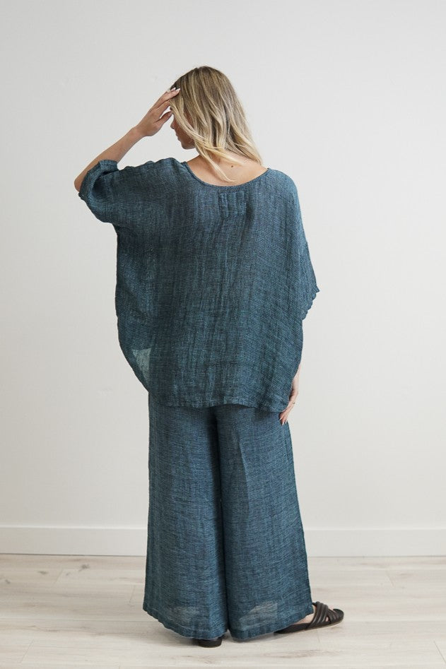 Barbara Top Gemstone Blue