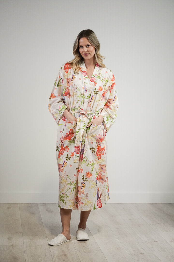 Parrot Tulips Kimono