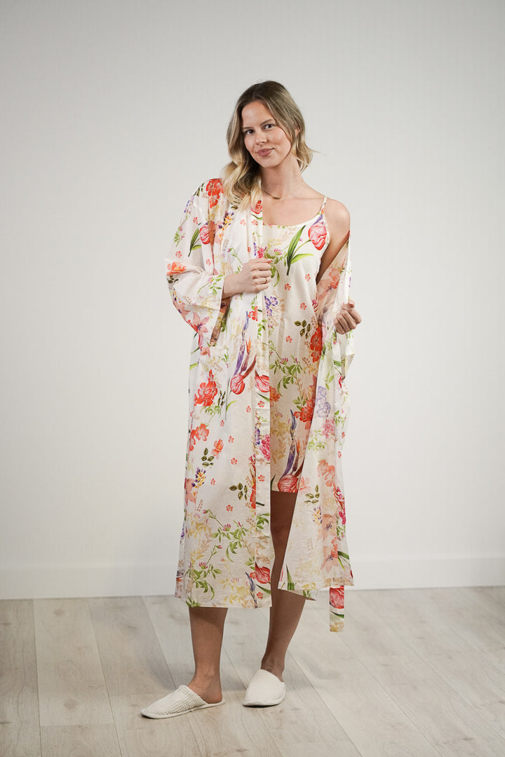Parrot Tulips Kimono