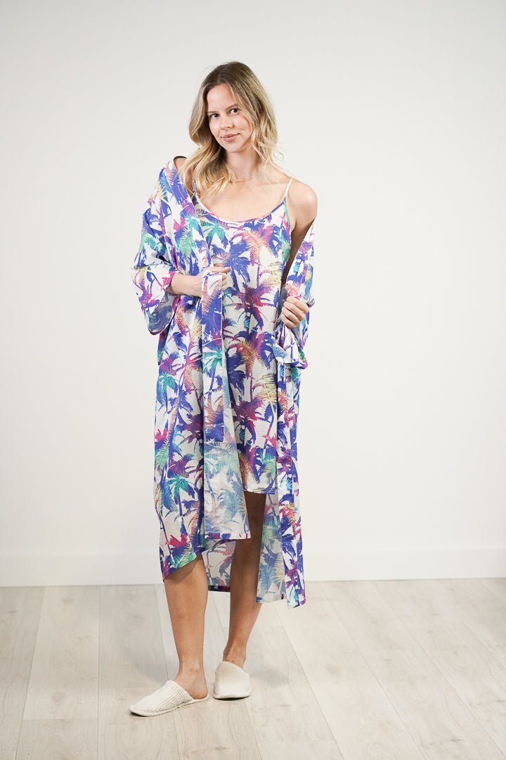 Palm Tree Mirage Kimono