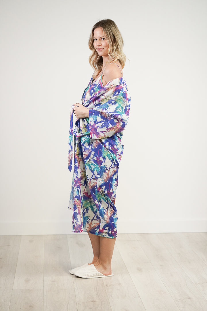 Palm Tree Mirage Kimono