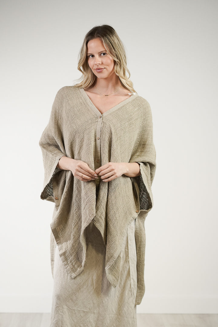 Carmen Cardigan Textured Natural