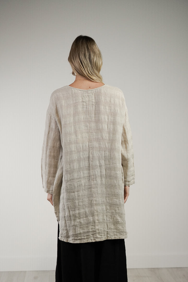 Abbey One Pocket Tunic Natural Combo