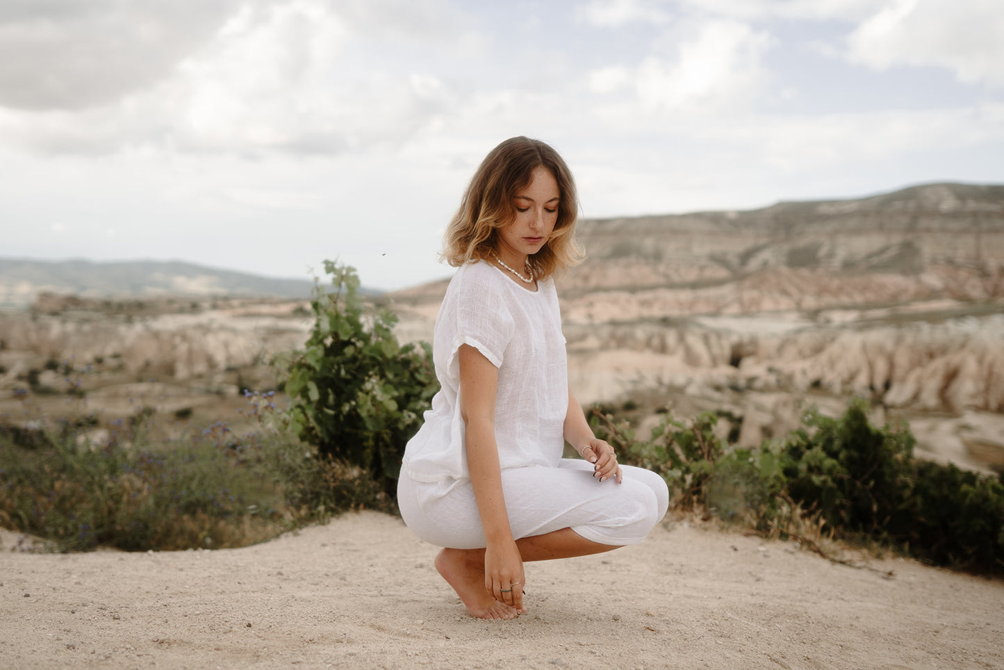 Tilly 3/4 Pants Optic White