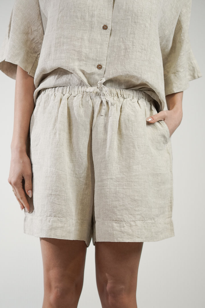 Eve Linen Short Oat